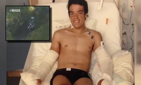 Video original de caía de Rigoberto Urán que casi lo retira