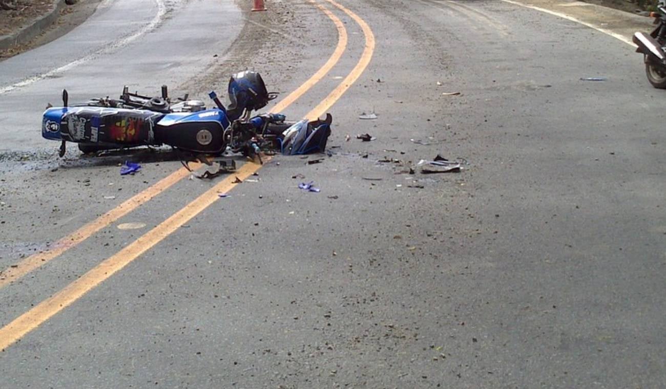 Accidente de moto