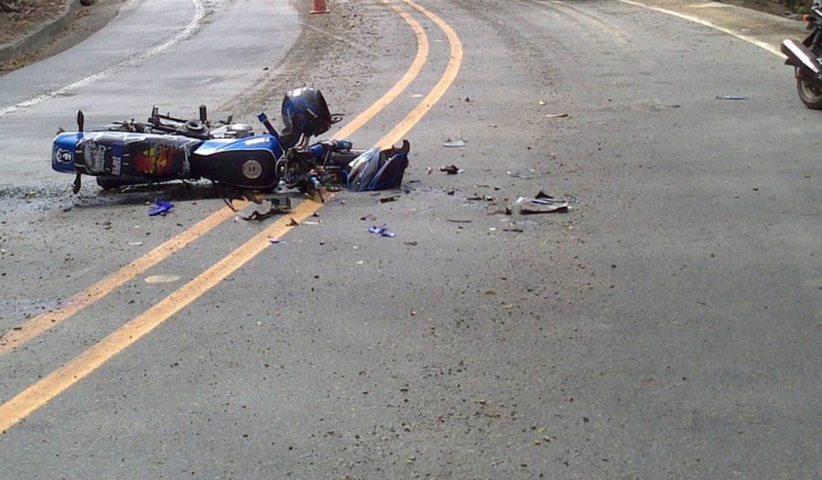Accidente de moto