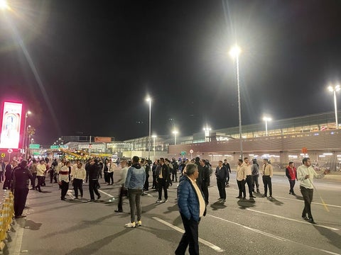Desmanes y protestas