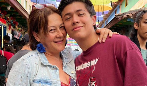 Alina Lozano y Jim Velásquez