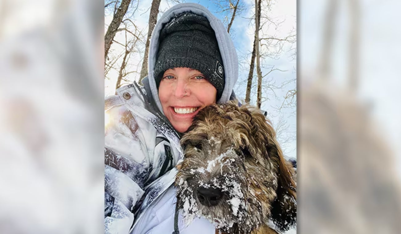 Amanda Richmond, mujer que murió congelada abrazando su perro