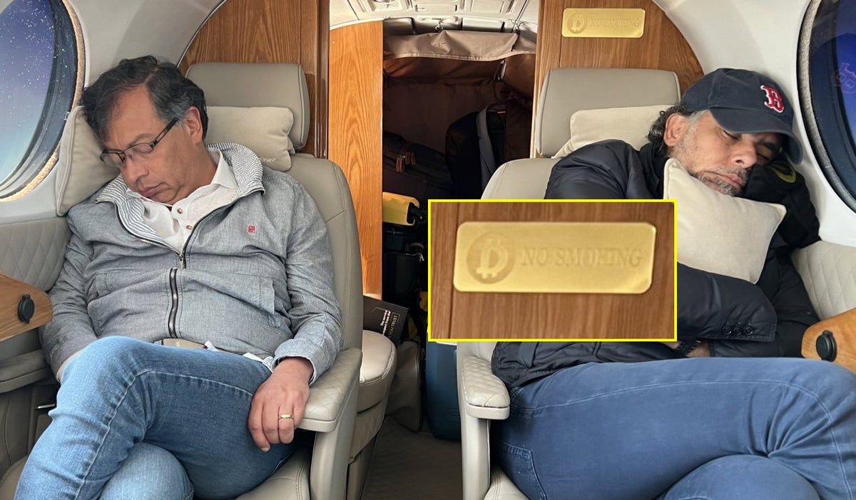 Avión usado durante la campaña de Gustavo Petro