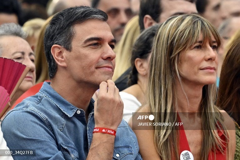 Pedro Sánchez y Begoña Gómez
