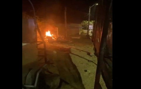 Varias casas afectadas