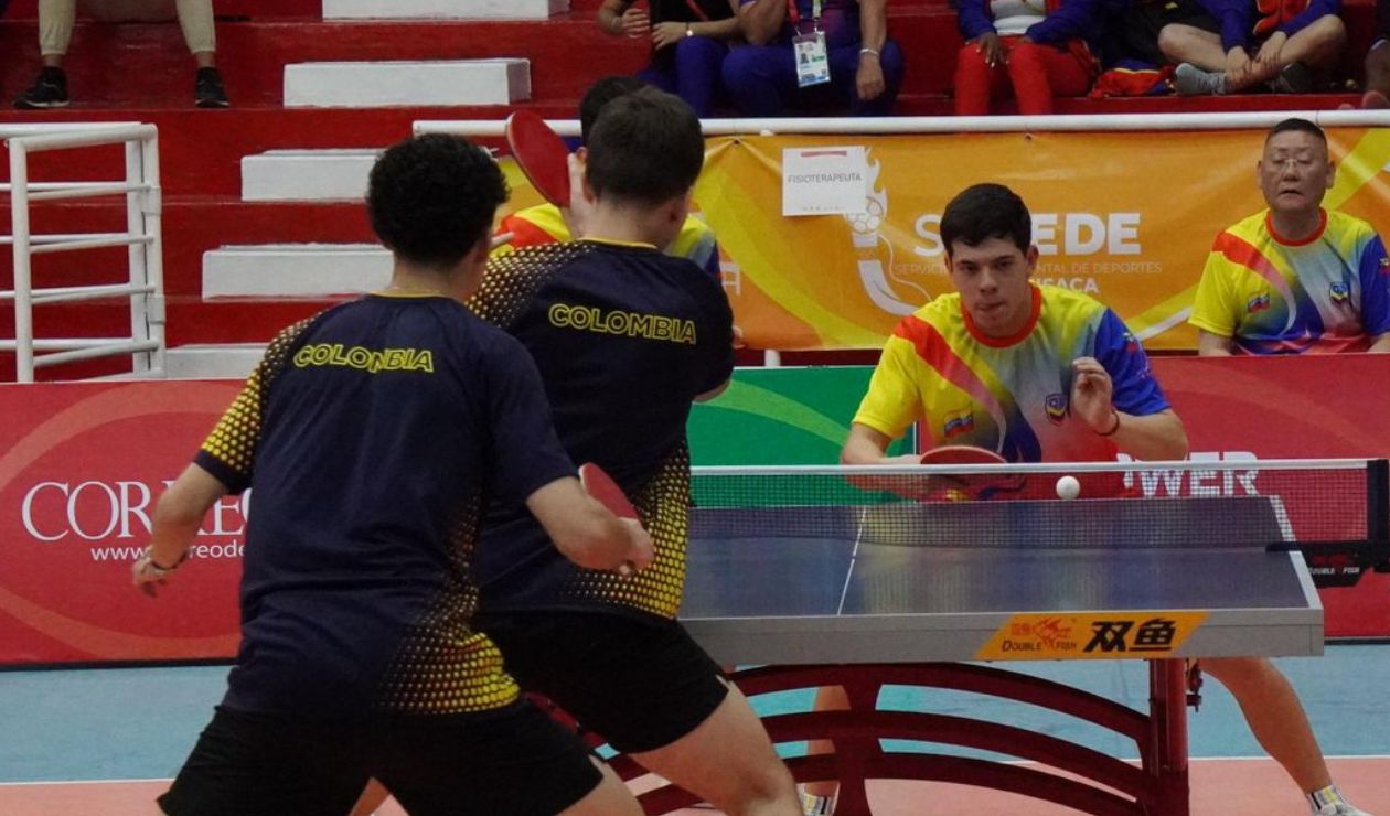 Colombia destaca en tenis de mesa de los Juegos Bolivarianos