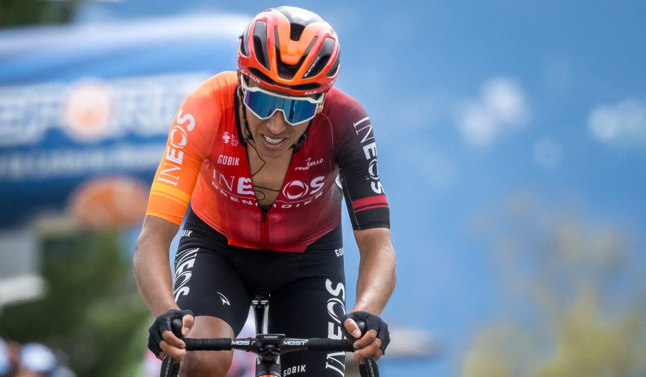 Egan Bernal, en el Tour de Normandía 2024