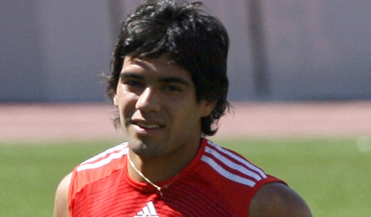 Falcao García, en sus años en River Plate