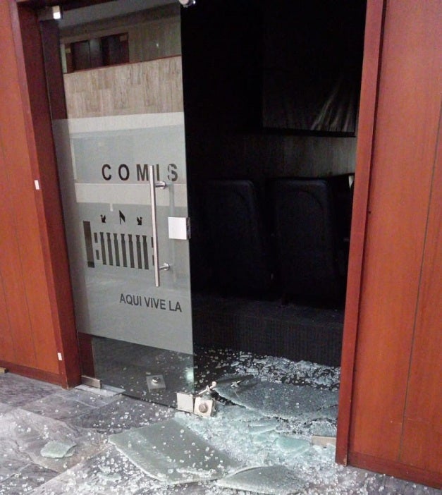 Puerta Comisión Séptima del Senado