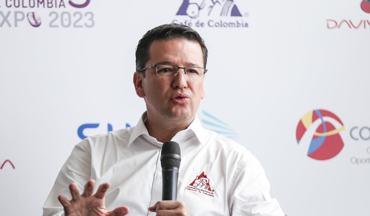 Germán Bahamón, gerente general de la Federación Nacional de Cafeteros