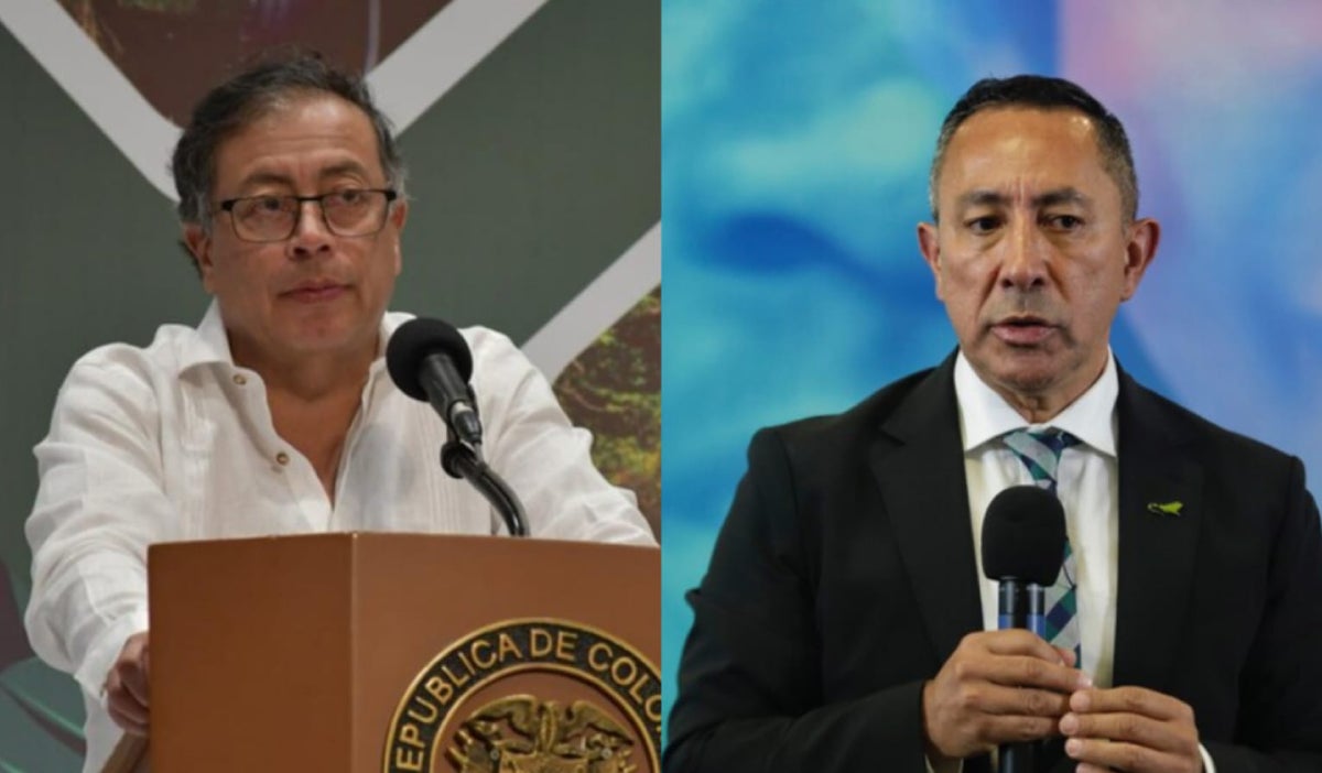 Gustavo Petro y Ricardo Roa