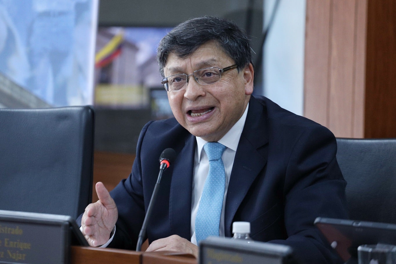 Magistrado, Jorge Enrique Ibáñez, vicepresidente Corte Constitucional