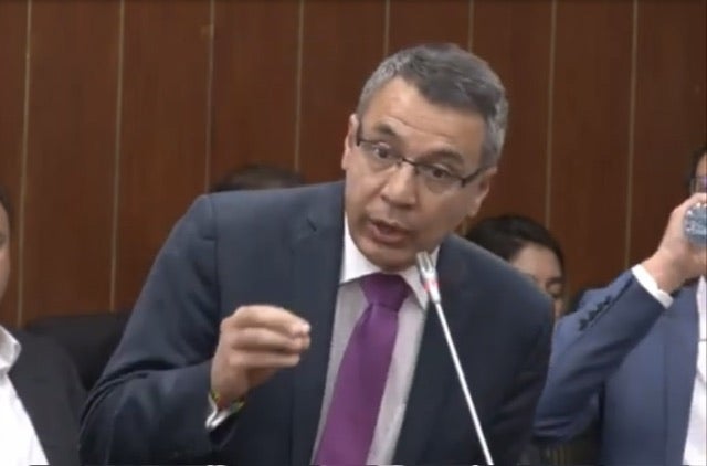 Ministro de Transporte, William Camargo