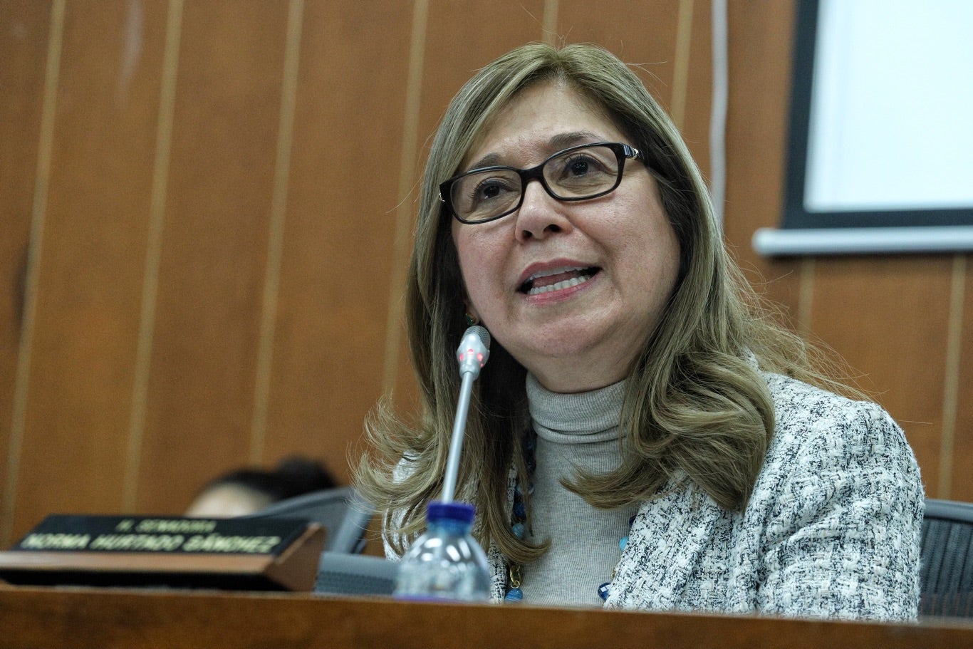 La senadora Norma Hurtado responde a señalamientos del ministro de Salud por ponencia alternativa sobre reforma a la salud. Dilian Francisca Toro no es su jefe político.