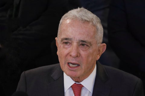 Alvaro Uribe Vélez, ex presidente de Colombia