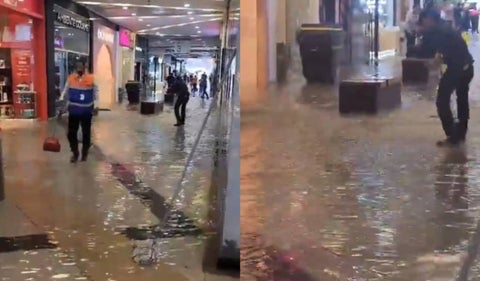 Se inundó Unicentro