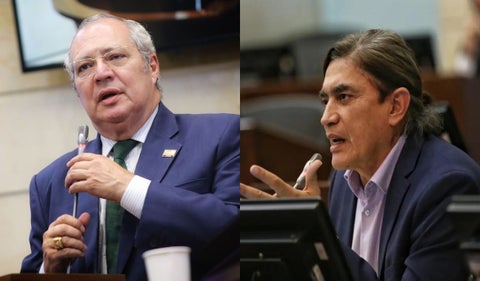 Iván Name y Gustavo Bolívar