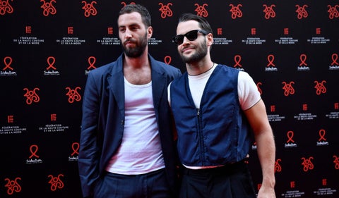Simon Porte Jacquemus y Marco Maestri
