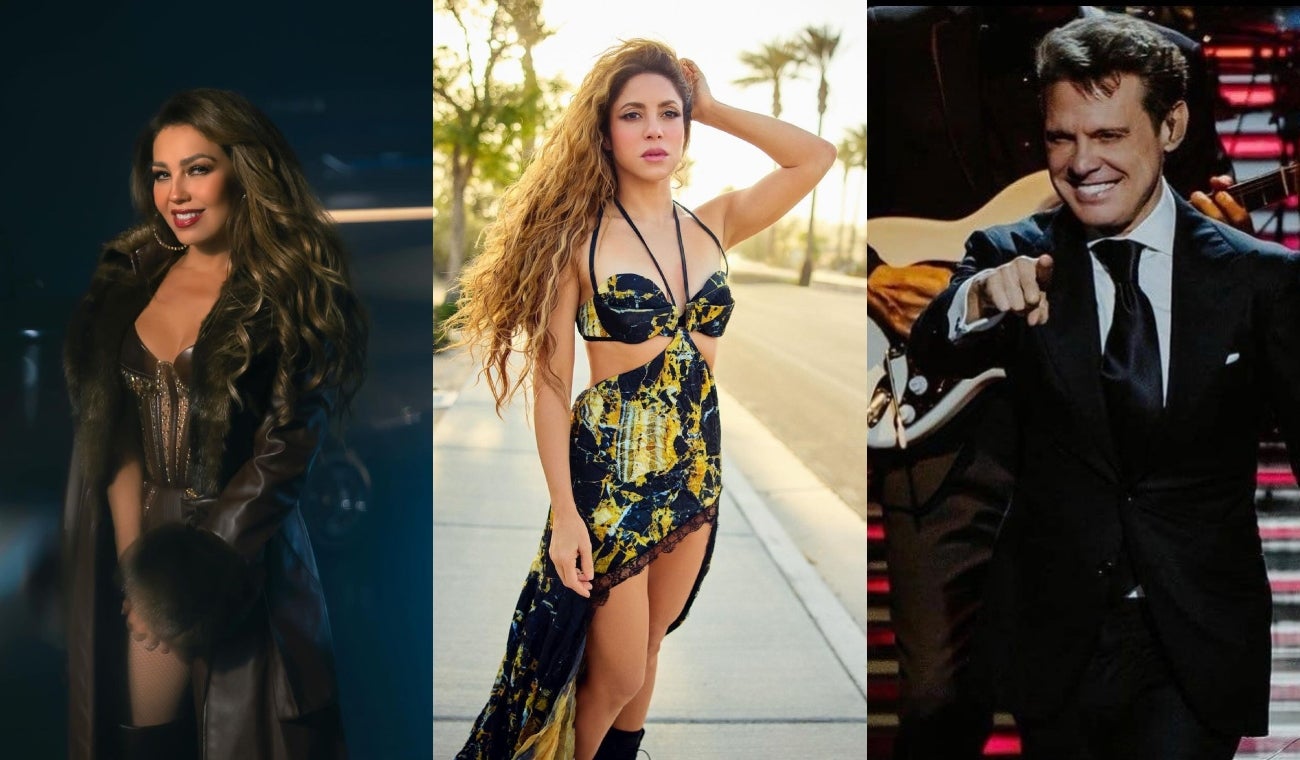 Thalía, Shakira, Luis Miguel