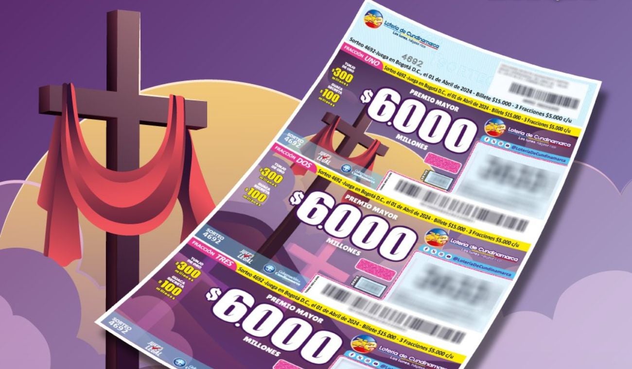 Lotería de Cundinamarca, 1 de abril de 2024