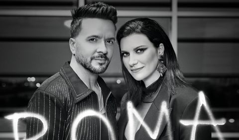 Luis Fonsi y Laura Pausini.