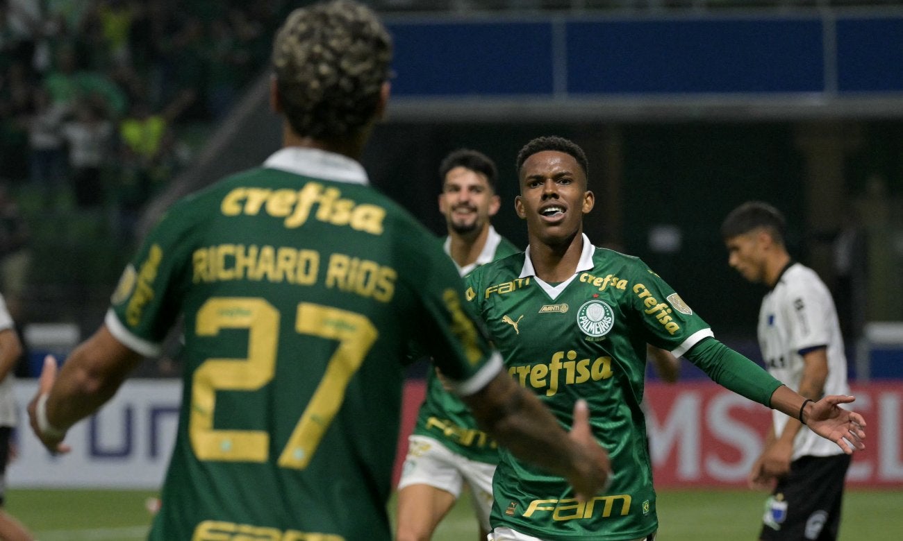 Richard Rios y Estevao Willian