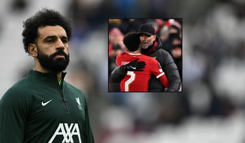 Salah y Klopp