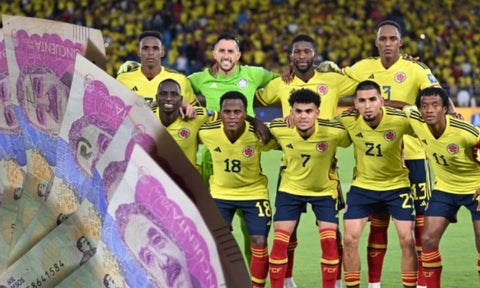 Dinero que le pagan a los jugadores de la Selección Colombia