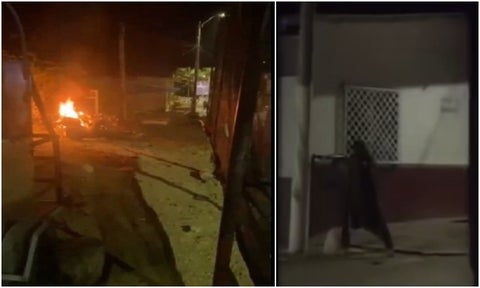 VIDEOS de disidencias Farc atacando a la Policía en Cauca