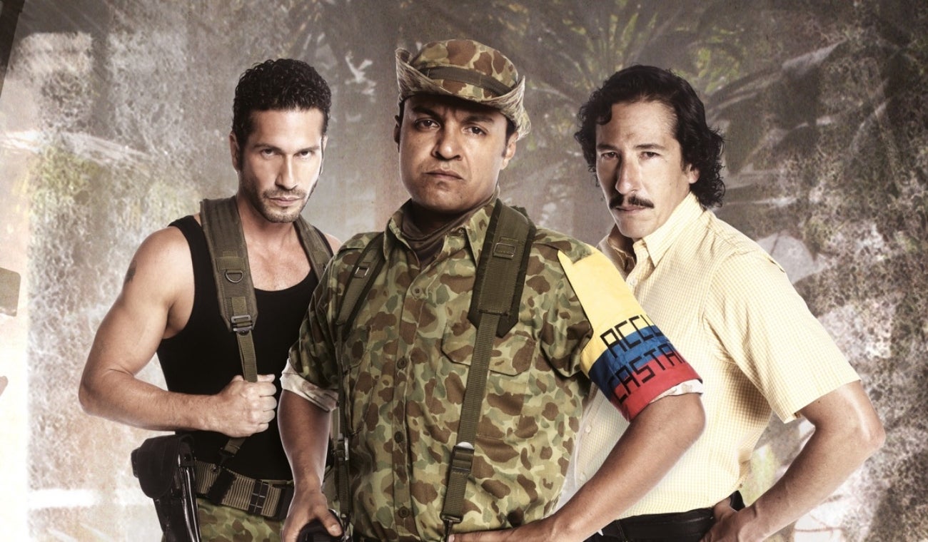Gregorio Pernía, Julián Román y Elkin Díaz
