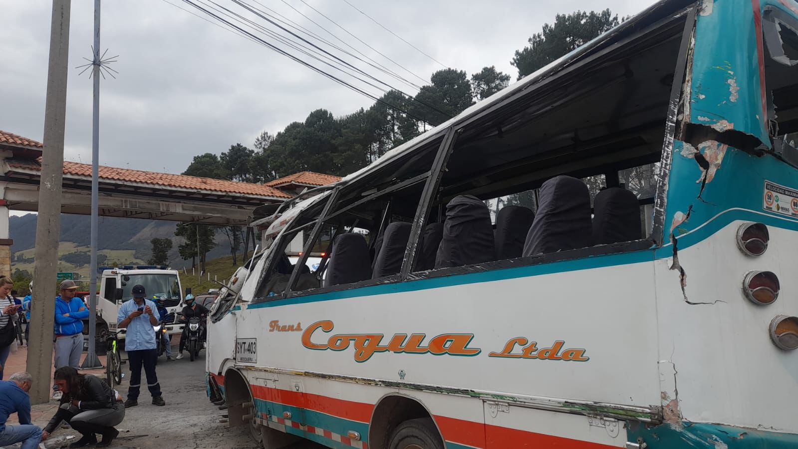 Accidente de buseta de Tras Cogua