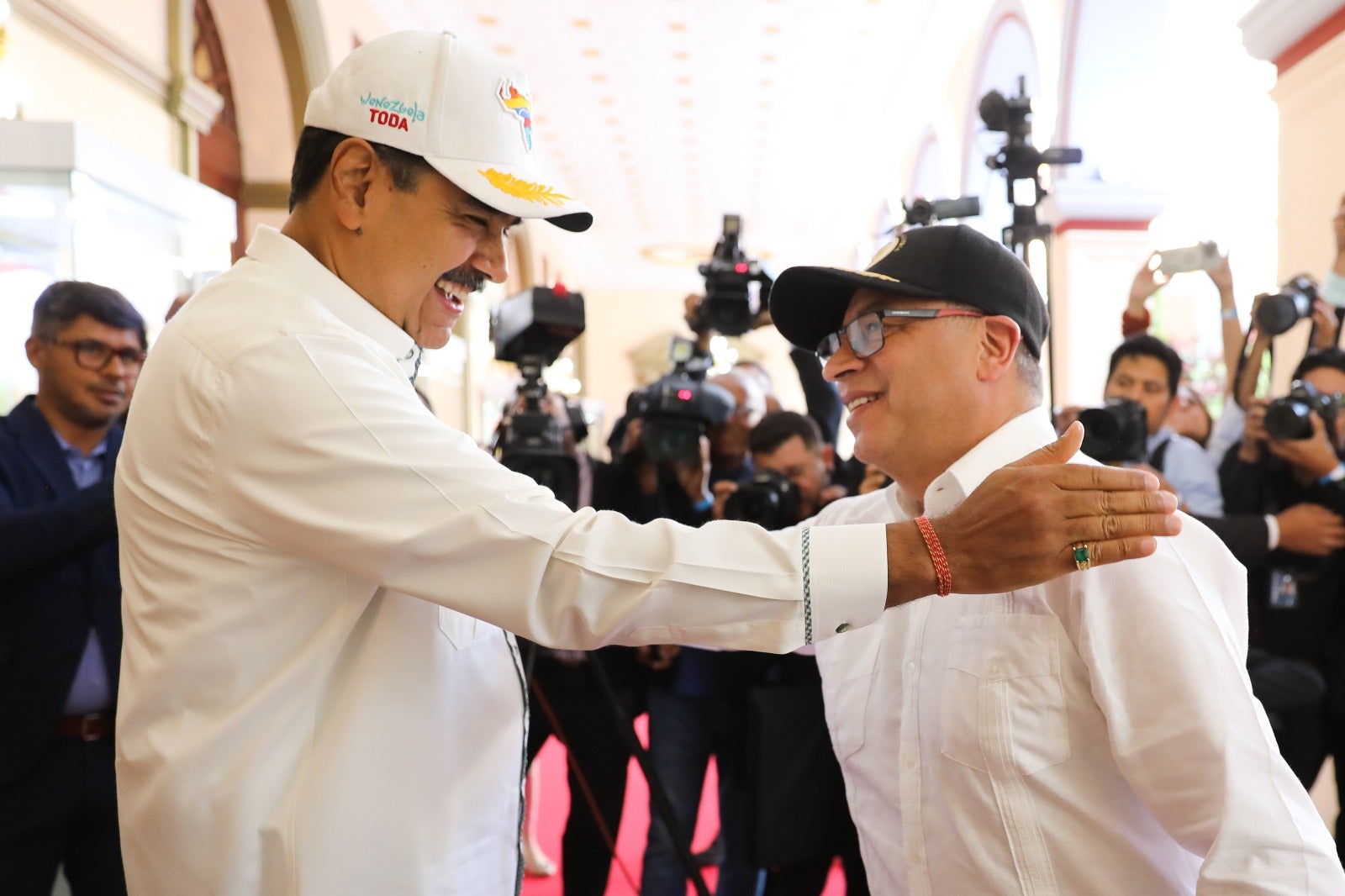 Nicolás Maduro y Gustavo Petro