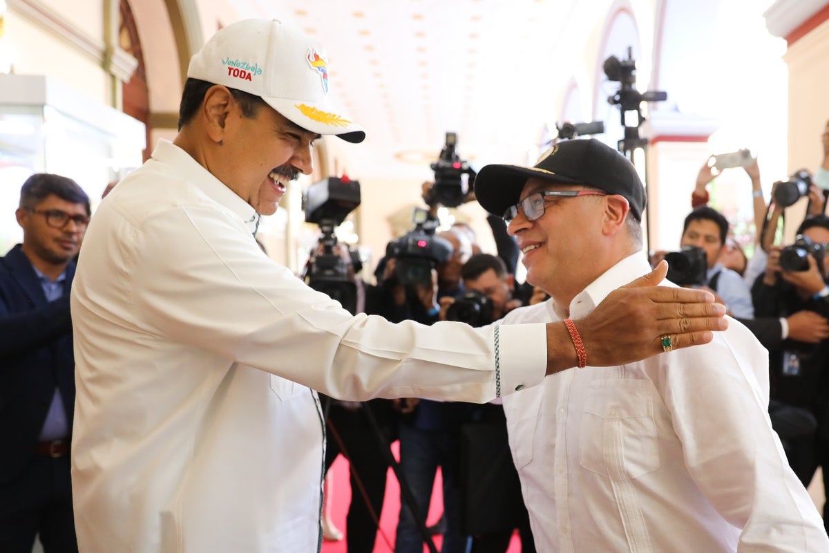 Nicolás Maduro y Gustavo Petro