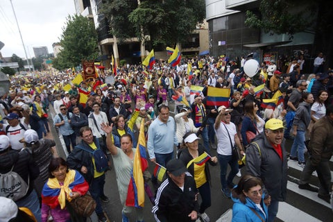Marchas en Bogotá