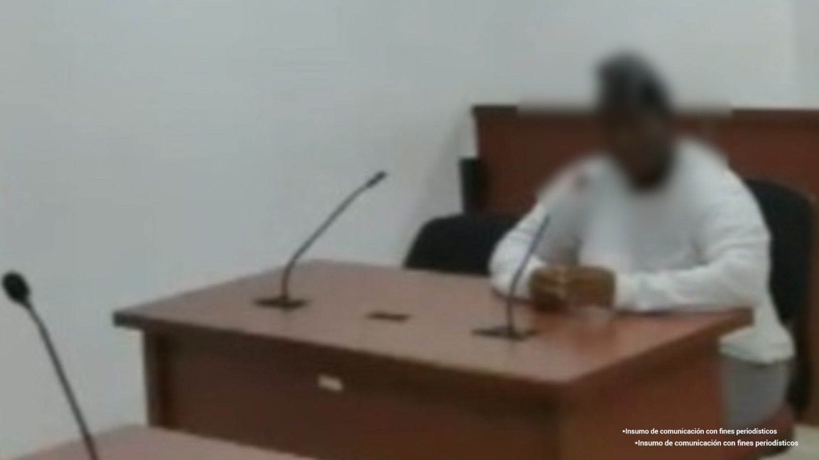 Imágenes de la audiencia de imputación de cargos.