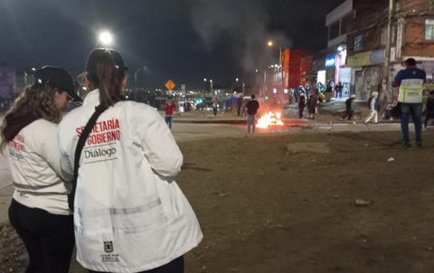 Protestas en Bogotá