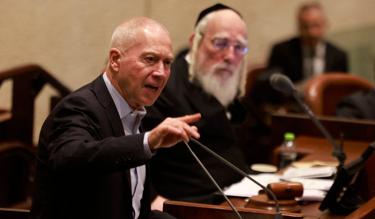 Yoav Galant, ministro de Defensa de Israel