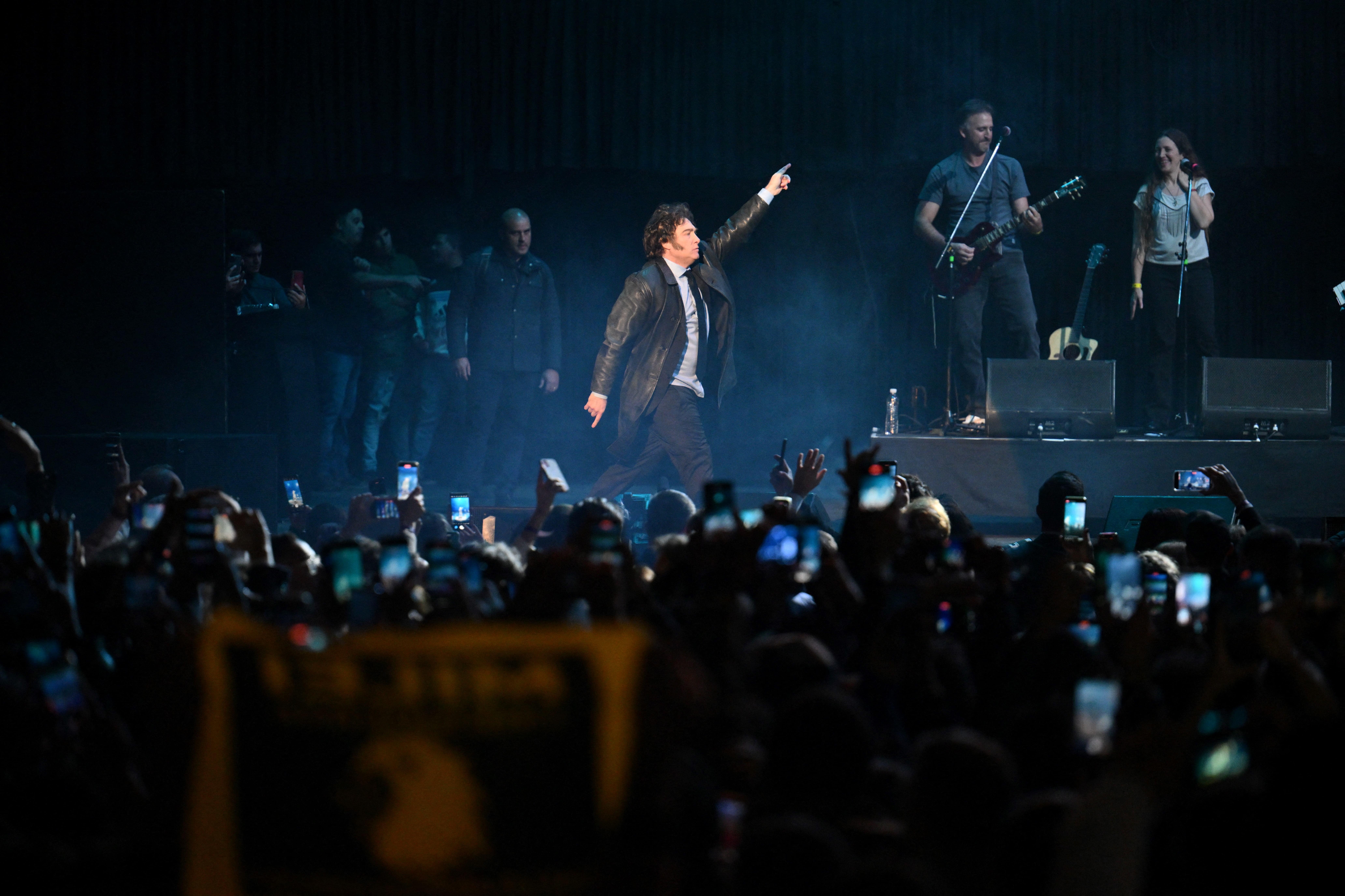 Javier Milei en el Luna Park