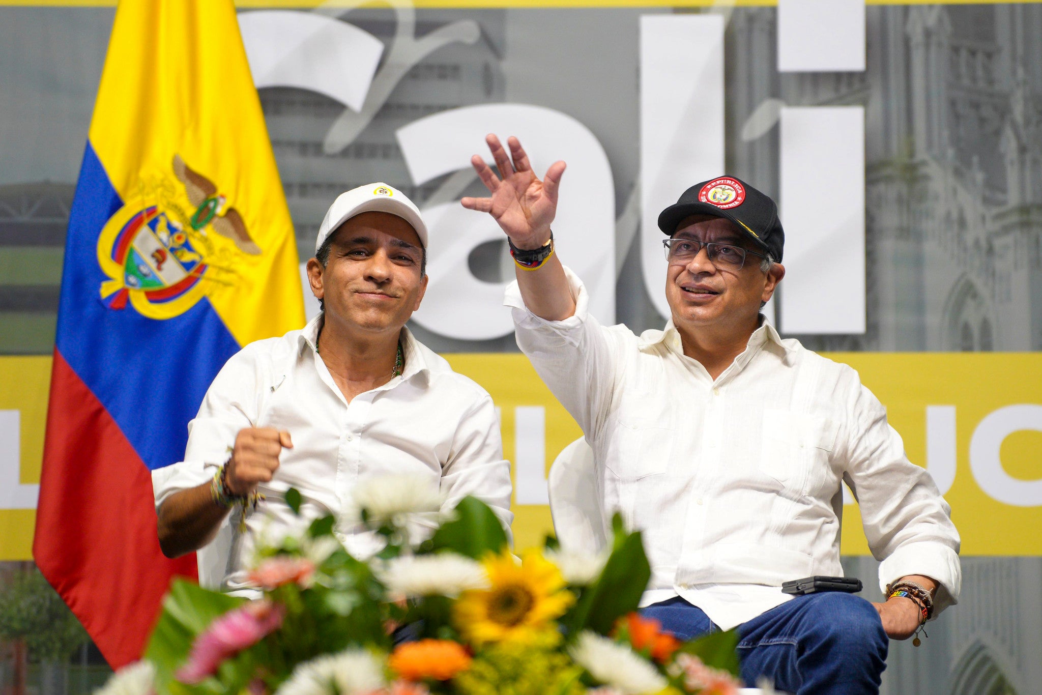 Presidente Gustavo Petro y Alexander López Maya