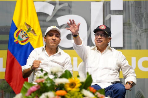Presidente Gustavo Petro y Alexander López Maya