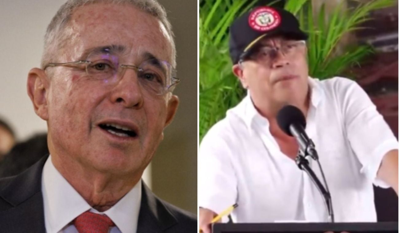 Álvaro Uribe y Gustavo Petro