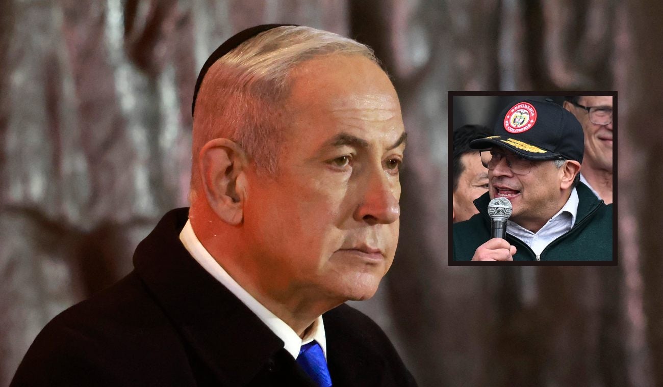 Benjamín Netanyahu y Gustavo Petro