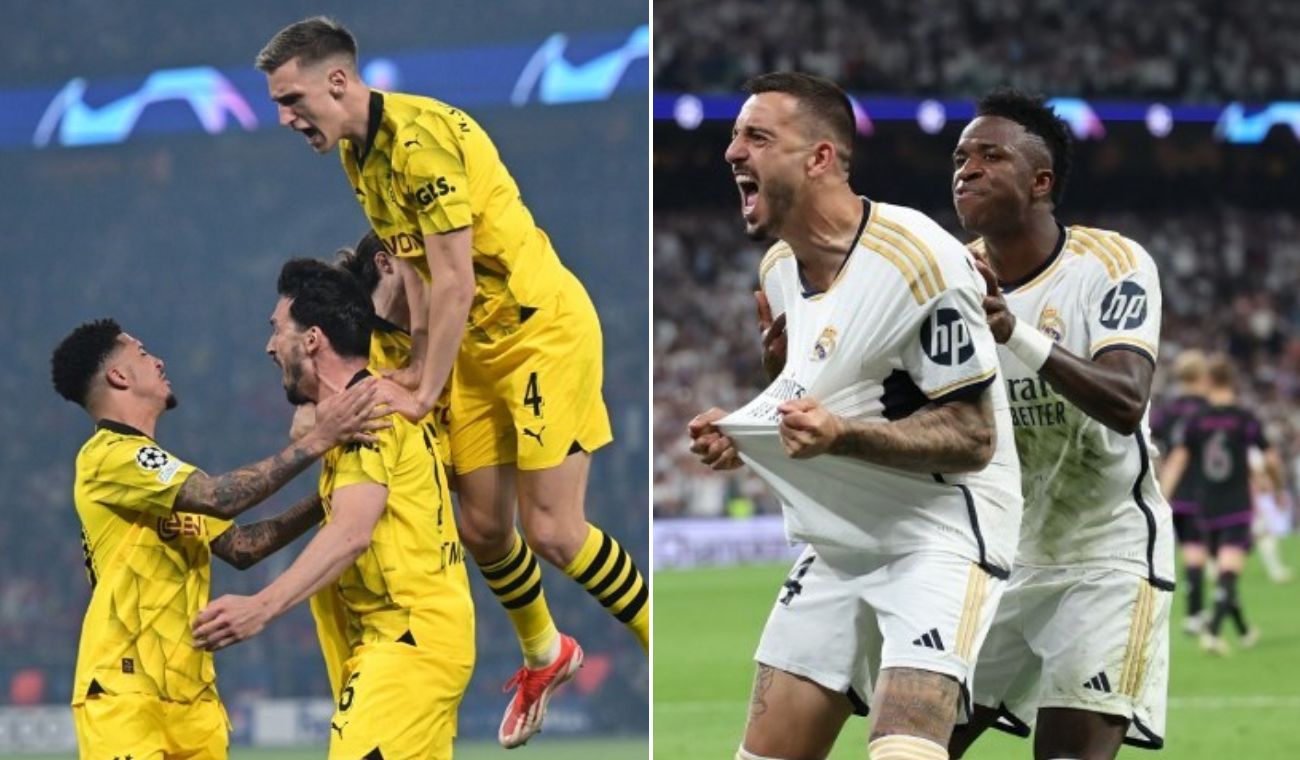 Borussia Dortmund vs Real Madrid, final Champions