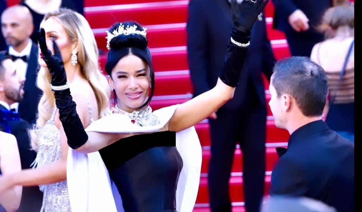 Massiel Taveras en el Festival de Cannes
