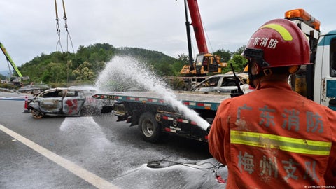 China accidente