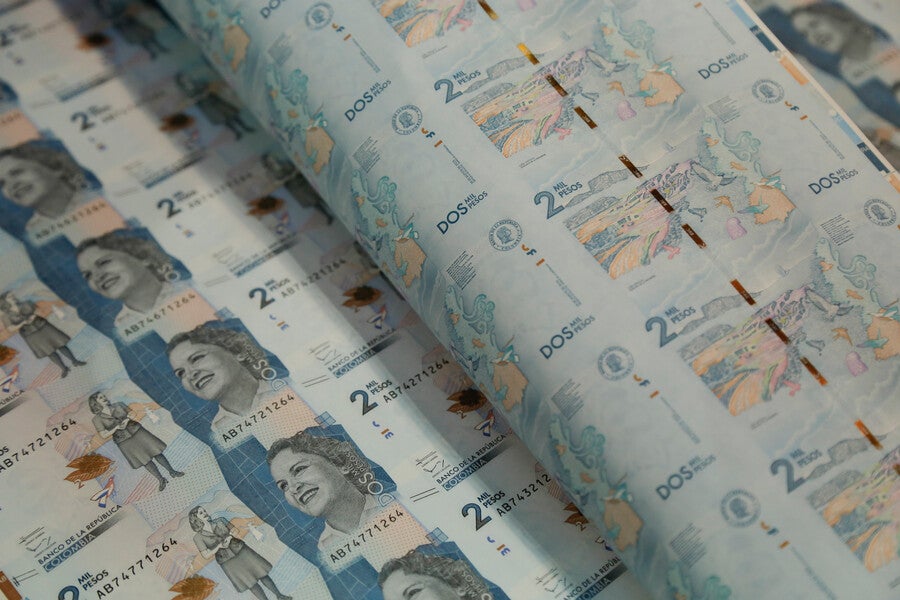 Pesos colombianos