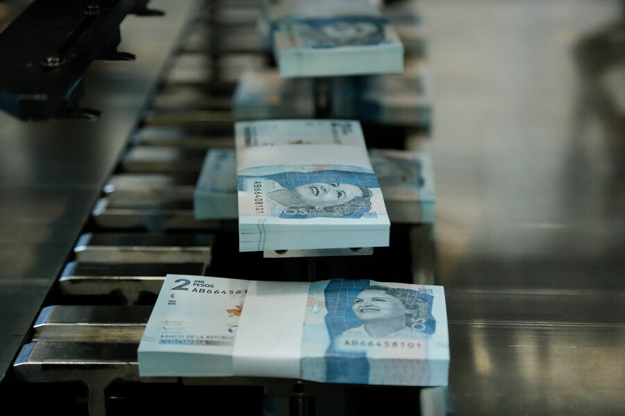 Pesos colombianos