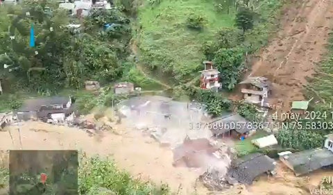 Creciente súbita en el municipio de Montebello