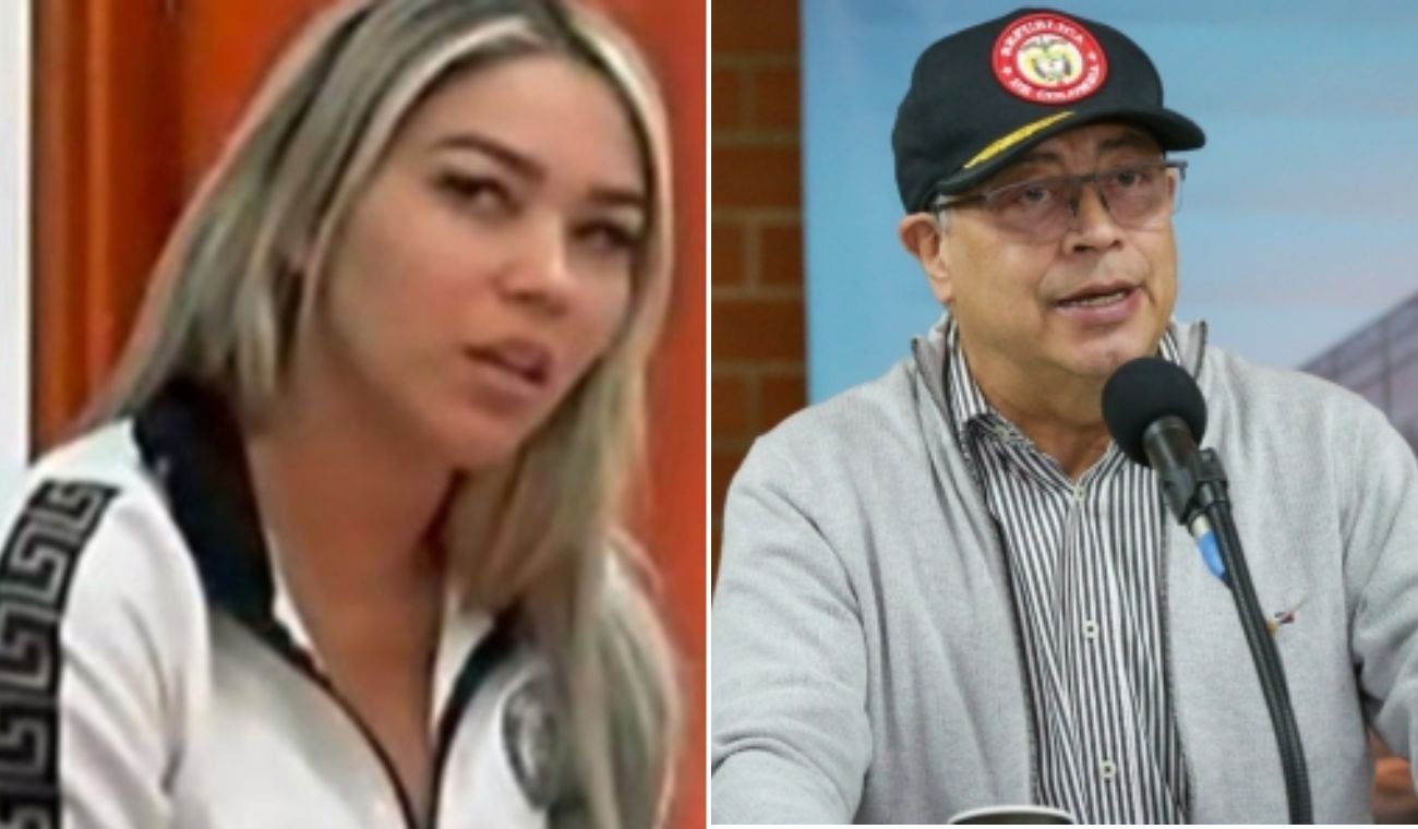 Day Vásquez y Gustavo Petro