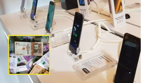 Celulares y billetes